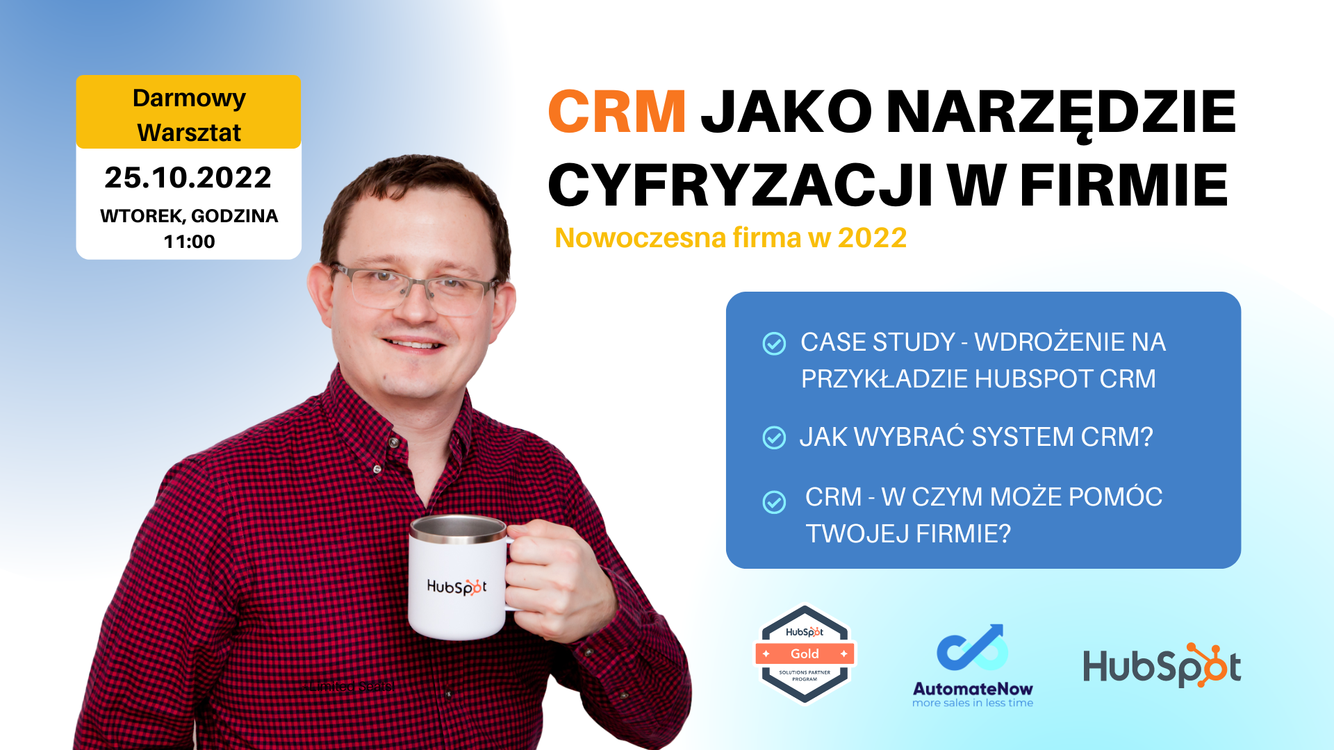 Event Online - 25.10.2022 - CRM a Cyfryzacja