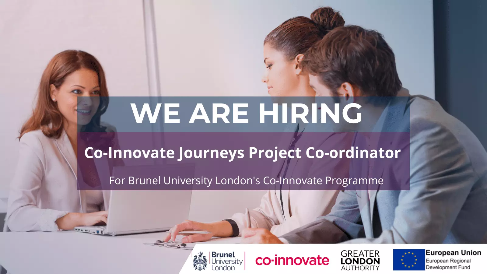 Co-Innovate, Brunel University London is hiring.
